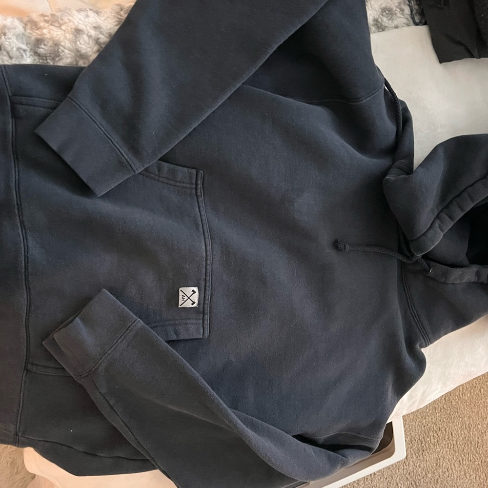 Navy Blue Hoodie with Front Pocket